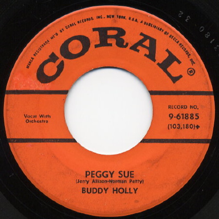 45 giri di Peggy Sue