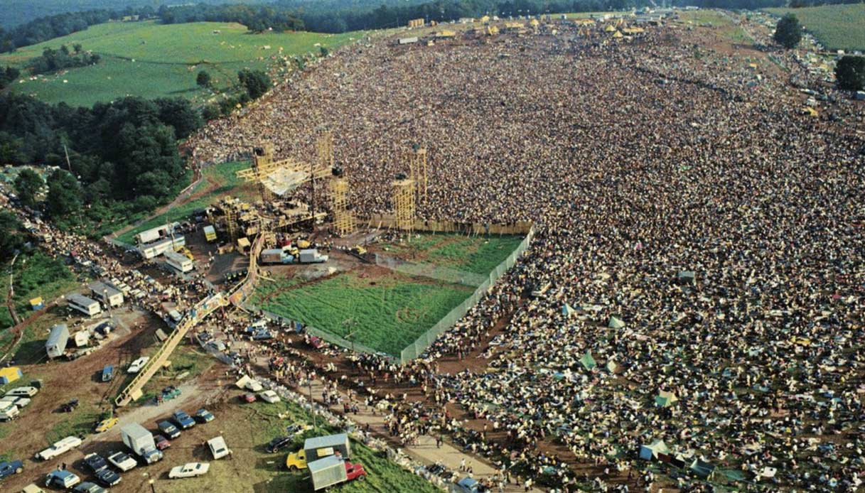 Pubblico di Woodstock - Agosto 1969